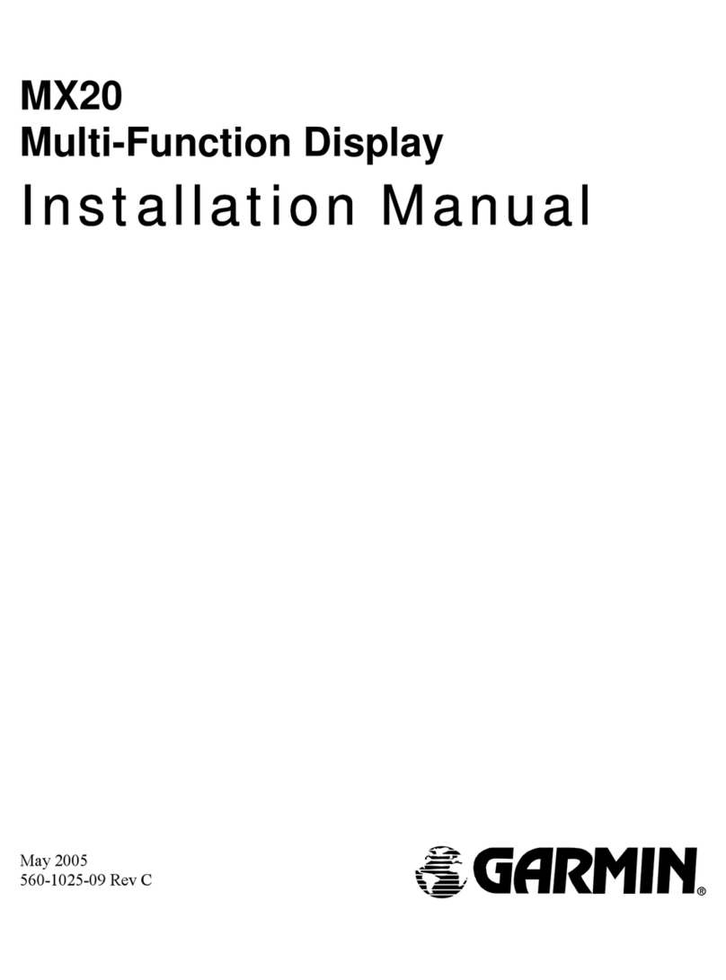 Garmin MX20 installation manual