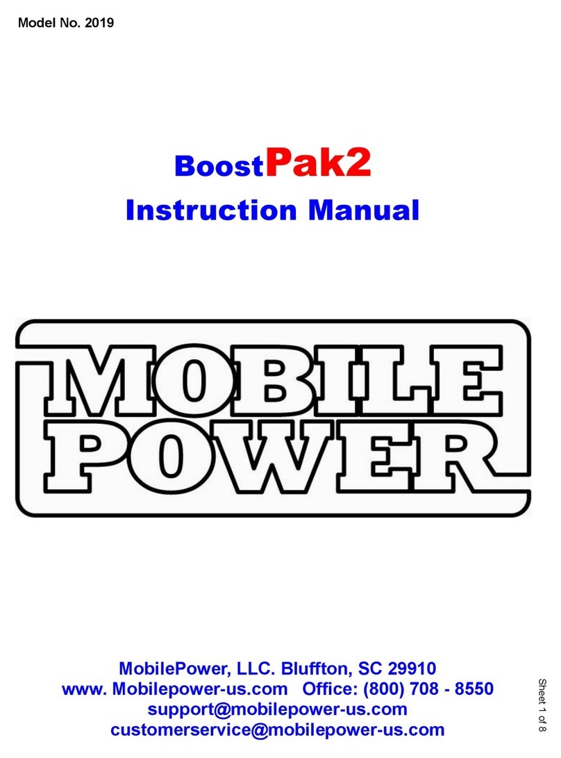MobilePower BoostPak2 instruction manual