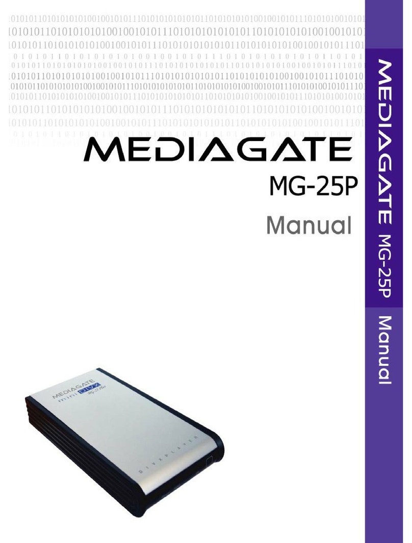 Mediagate MG-25P Assembly instructions