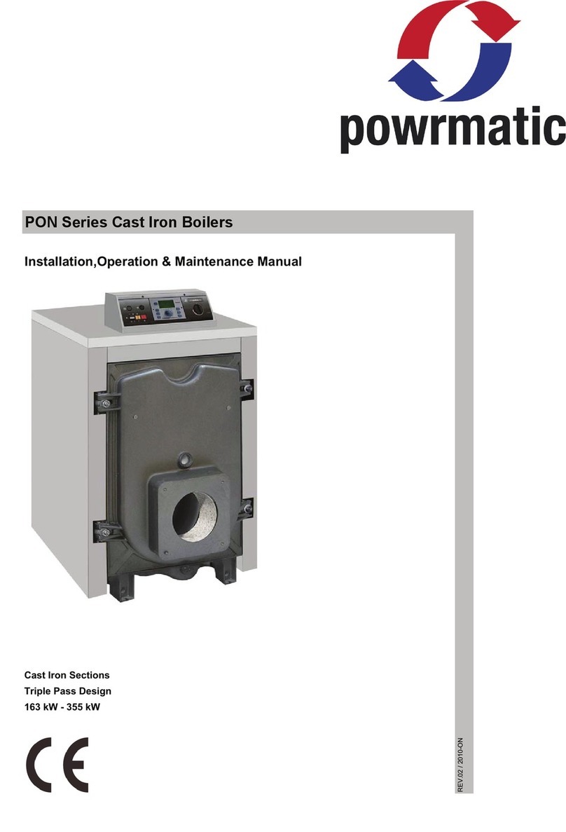 Powermatic PON Series Installation, operation & maintenance manual