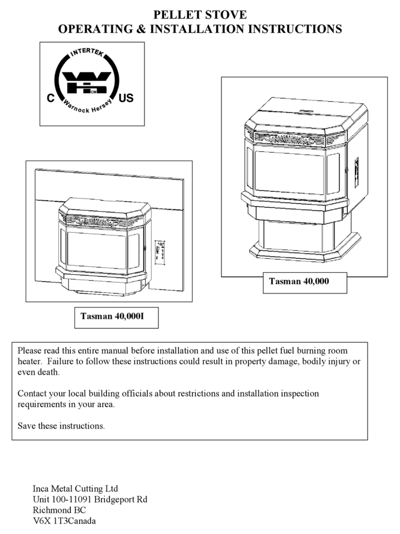 Inca Tasman 40 Operating & installation instructions Inca Tasman 40 Operating & installation instructions