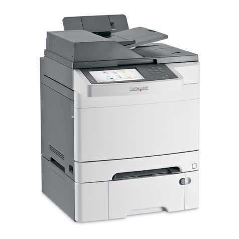 Lexmark X548 Series User manual
