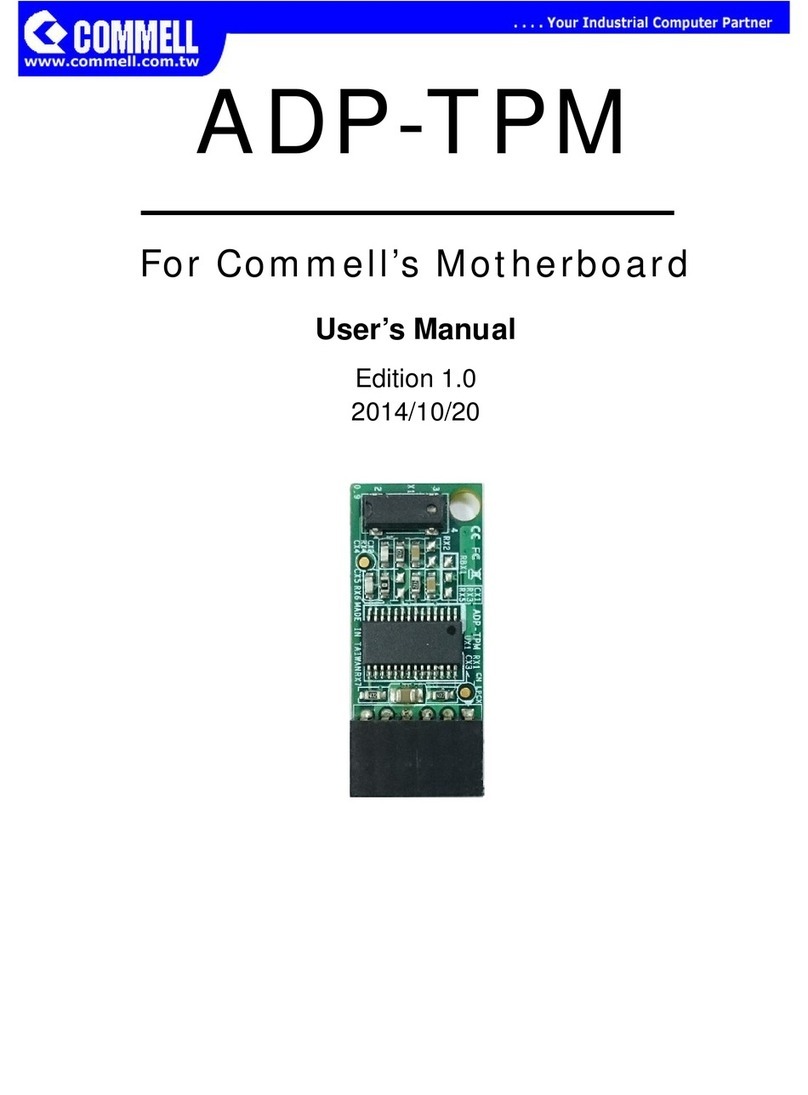 Commell ADP-TPM user manual