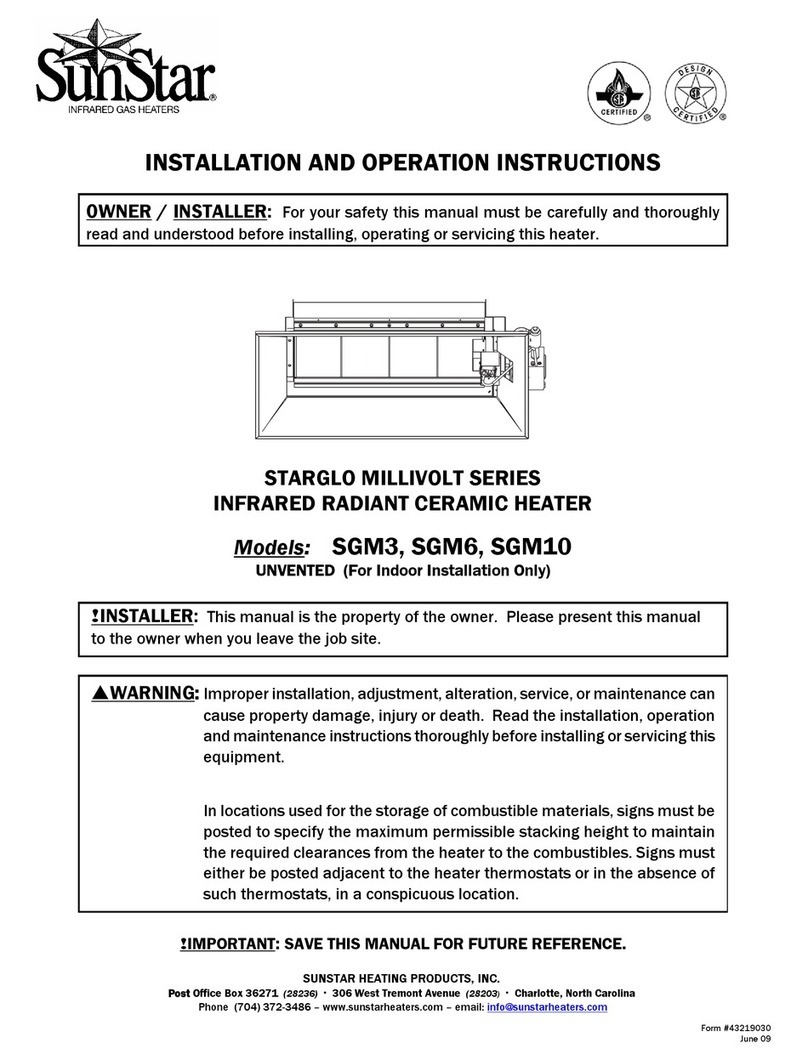 SunStar SGM3 Installation and operation instructions SunStar SGM3 Installation and operation instructions