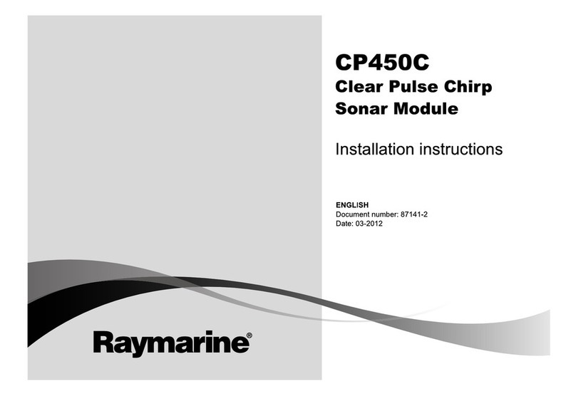 Raymarine CP450C installation instructions