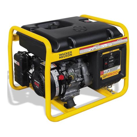 Wacker Neuson GP 2500A user manual