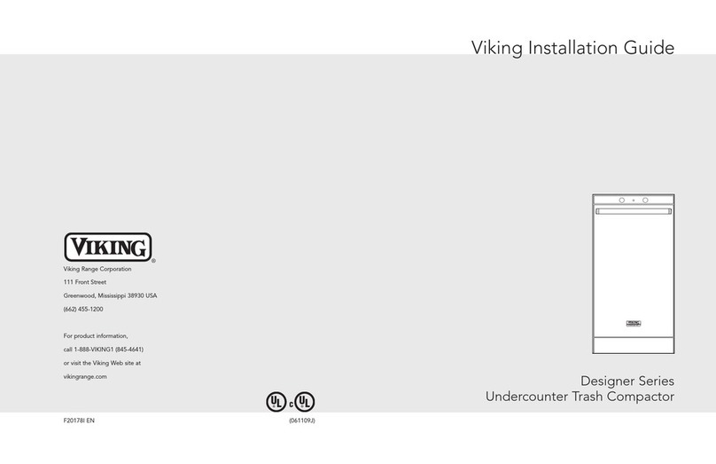 Viking Designer Series installation guide