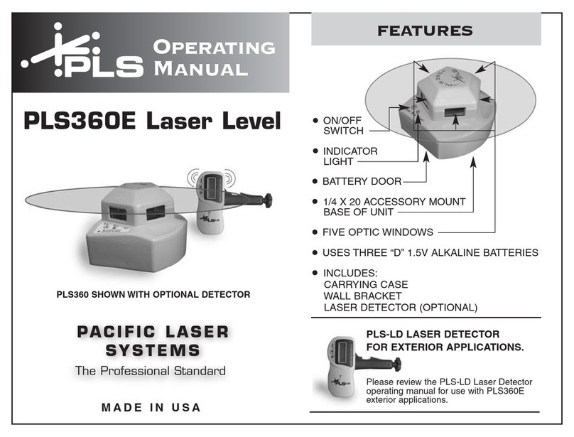 Pacific Laser Systems PLS360E User manual