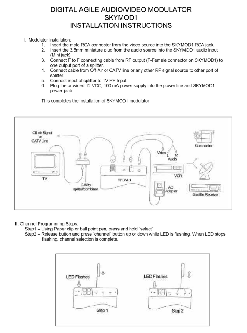 DIGITAL AGILE SKYMOD1 installation instructions
