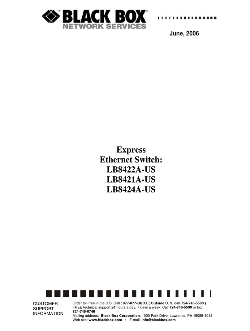 Black Box LB8422A-US User manual