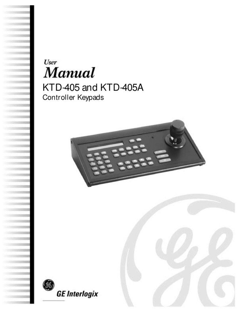 GE Interlogix KTD-405 user manual