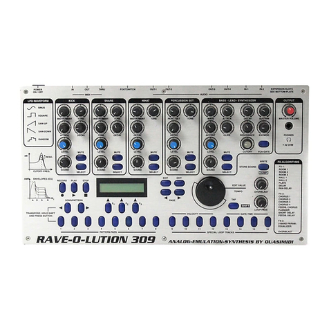 Quasimidi Rave-O-Lution 309 owner's manual