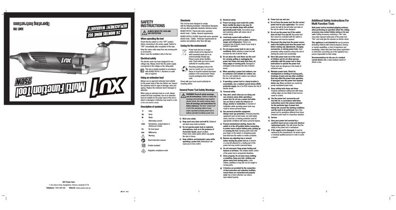 XU1 XMT-701 User manual