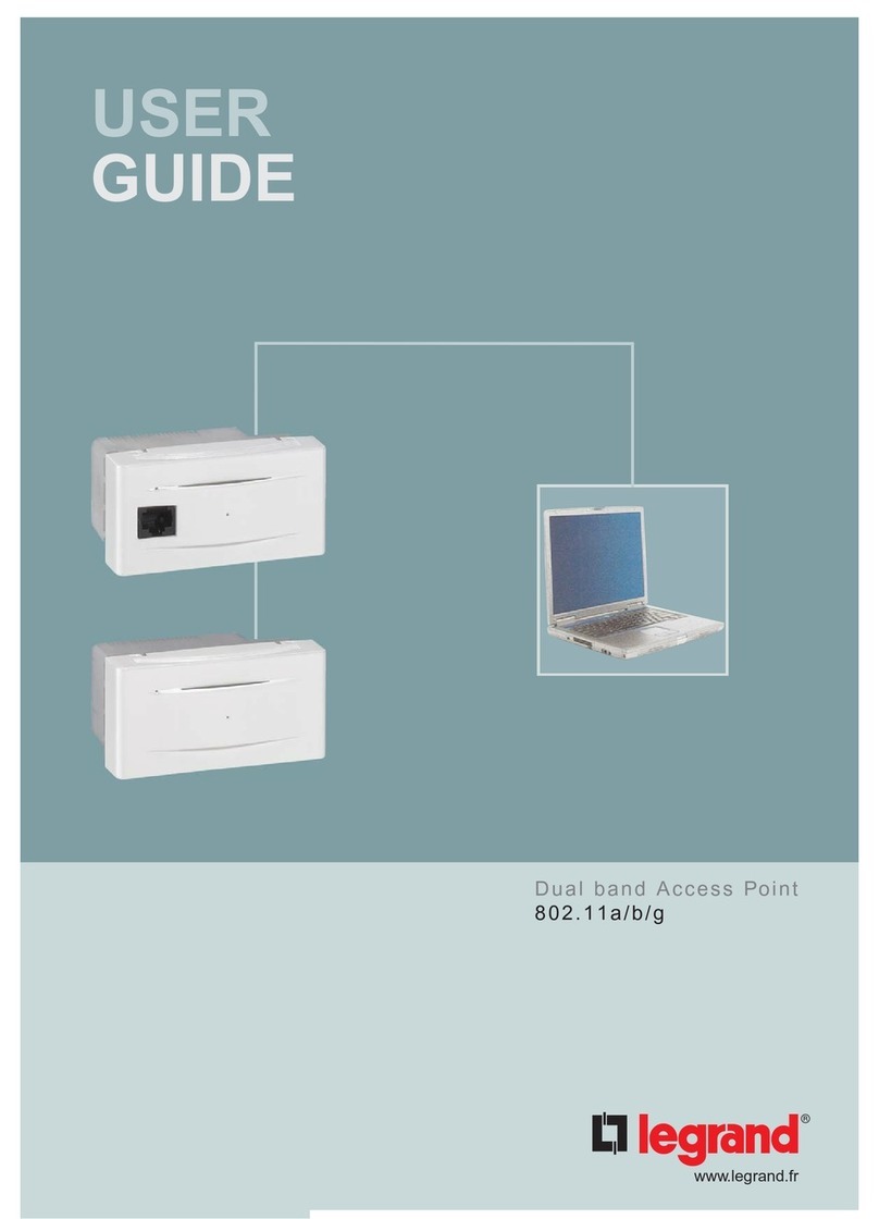 LEGRAND Dual band Access Point User manual