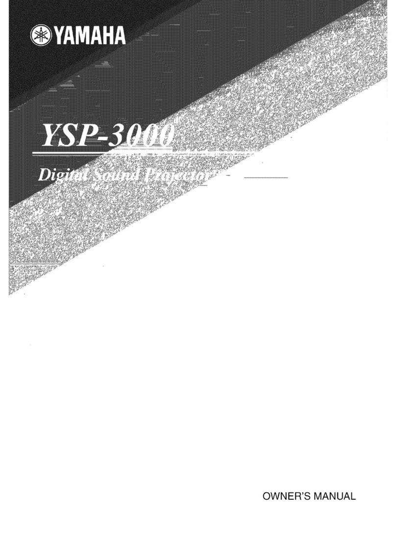 Yamaha YSP-300 owner's manual