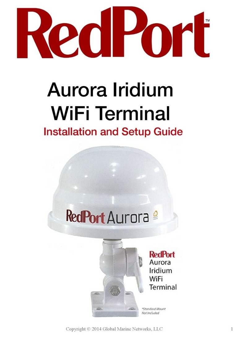 RedPort Aurora Iridium WiFi Terminal Installation and setup guide