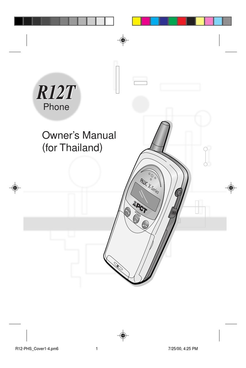 Kyocera R12T owner's manual