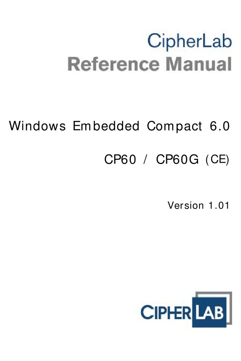 CipherLab CP60G Reference manual