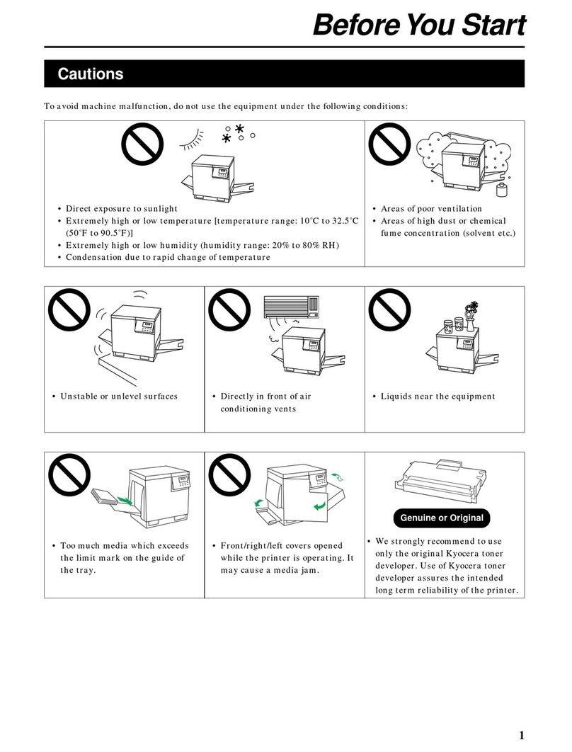 Kyocera FS-5800C User manual