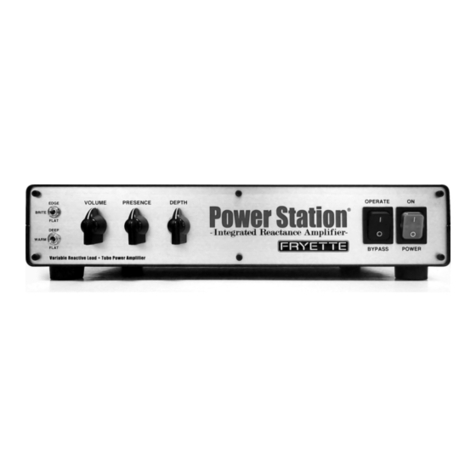 Fryette PowerStation PS1 owner's manual