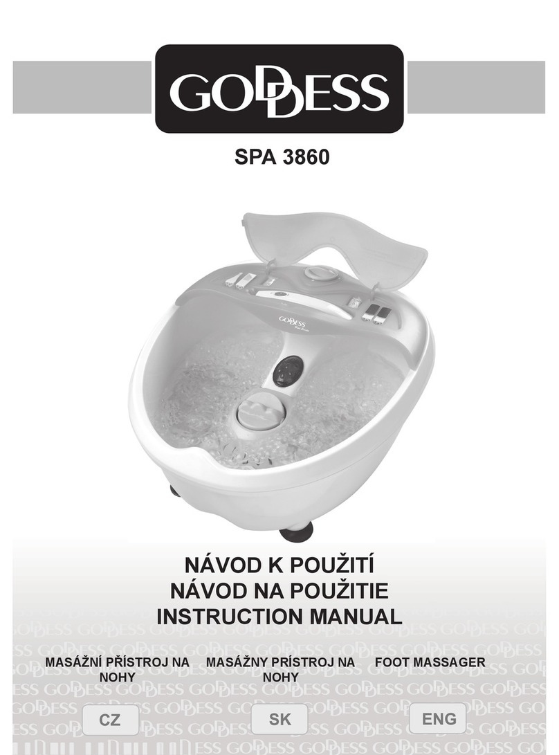 Goddess SPA 3860 instruction manual