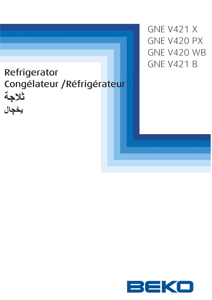Beko GNE V421 X User manual Beko GNE V421 X User manual