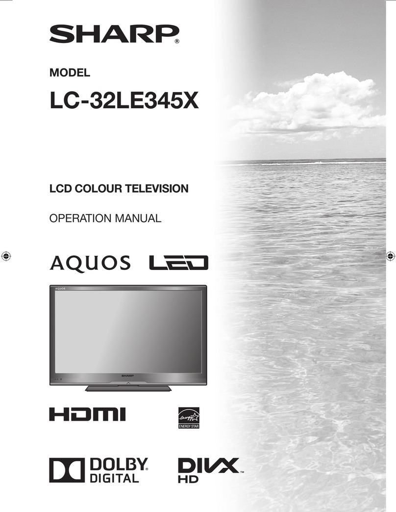 Sharp Aquos LC-32LE345X User manual