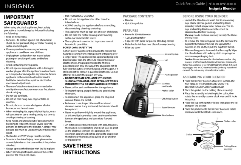 Insignia NS-BL01-B User manual
