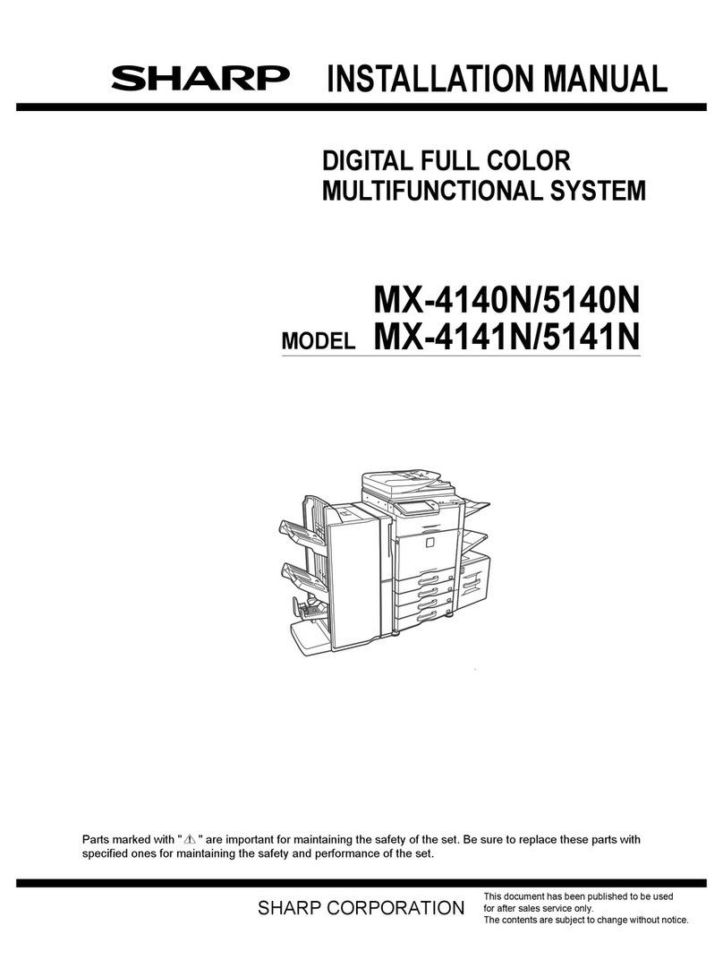 Sharp MX-4140N User manual