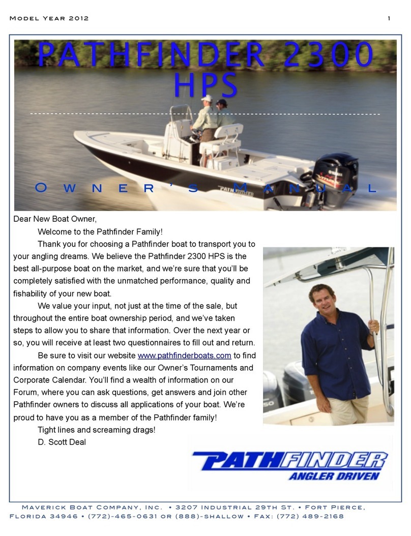PATHFINDER 2300 HPS 2012 owner's manual
