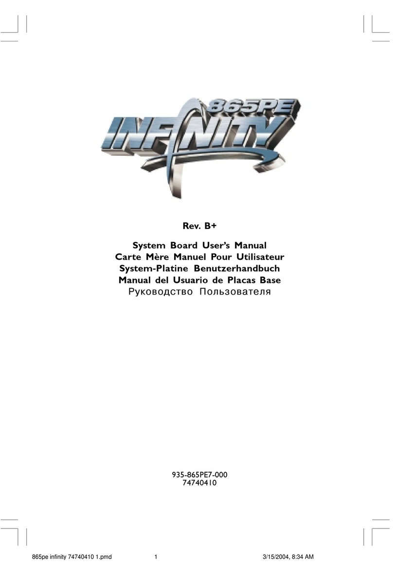 DFI 865pe infinity user manual