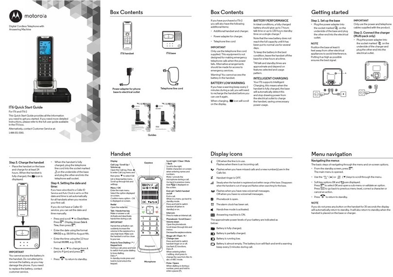 Motorola IT6 User manual