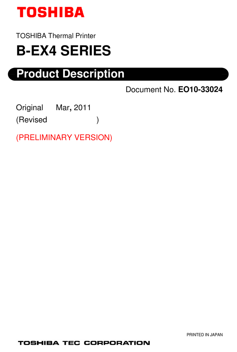 Toshiba B-EX4 SERIES Technical specifications