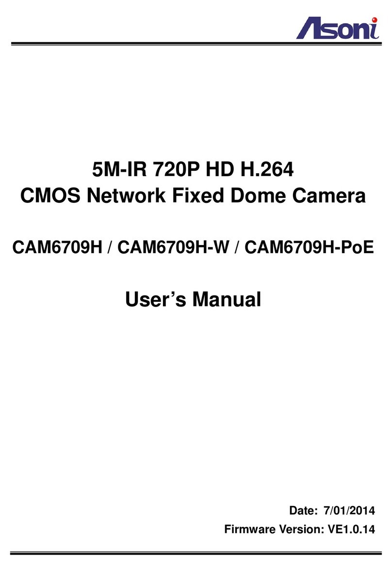 Asoni CAM6709H User manual