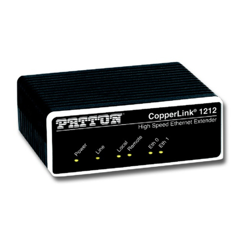 Patton CopperLink 1211 User manual