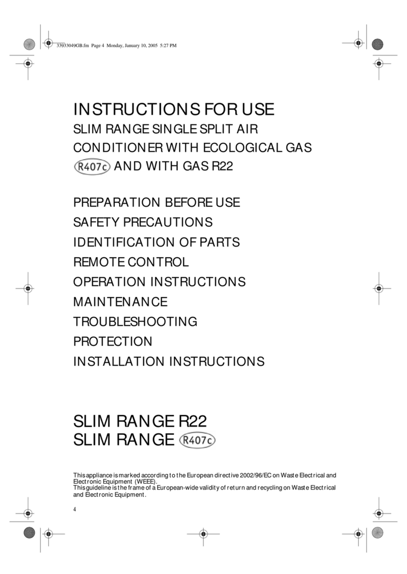 Whirlpool SLIM RANGE R22 User manual