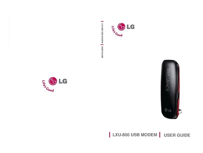 LG LXU-800 user guide