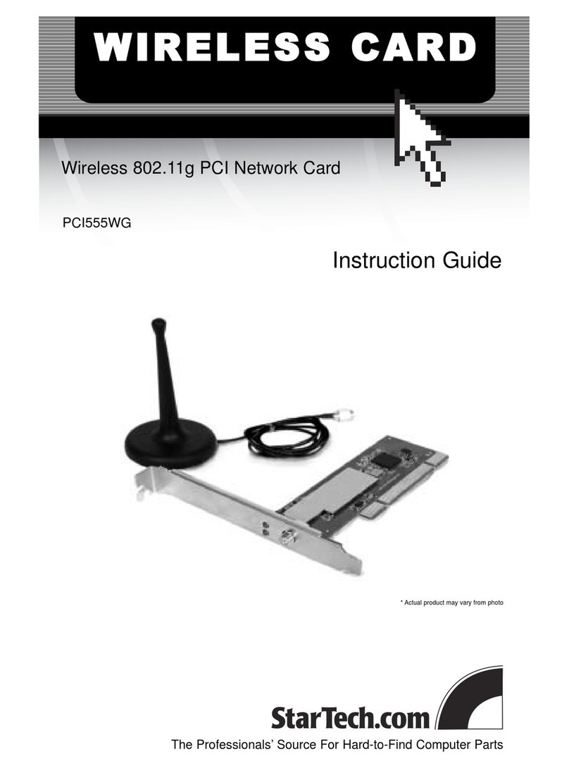 StarTech.com PCI555WG Instruction guide