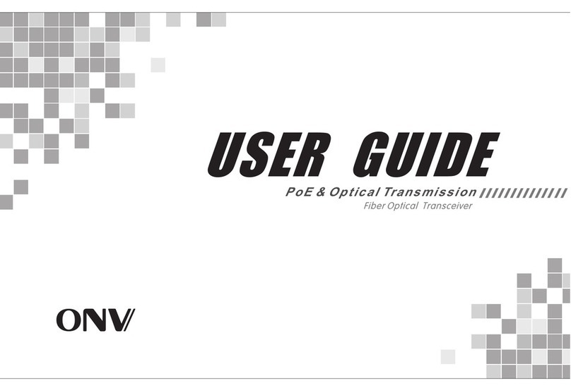 ONV Single port 1000M Fiber Media Converter user guide