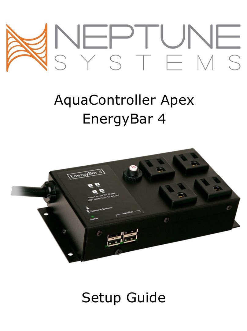 Neptune AquaController Apex EnergyBar 4 Setup guide