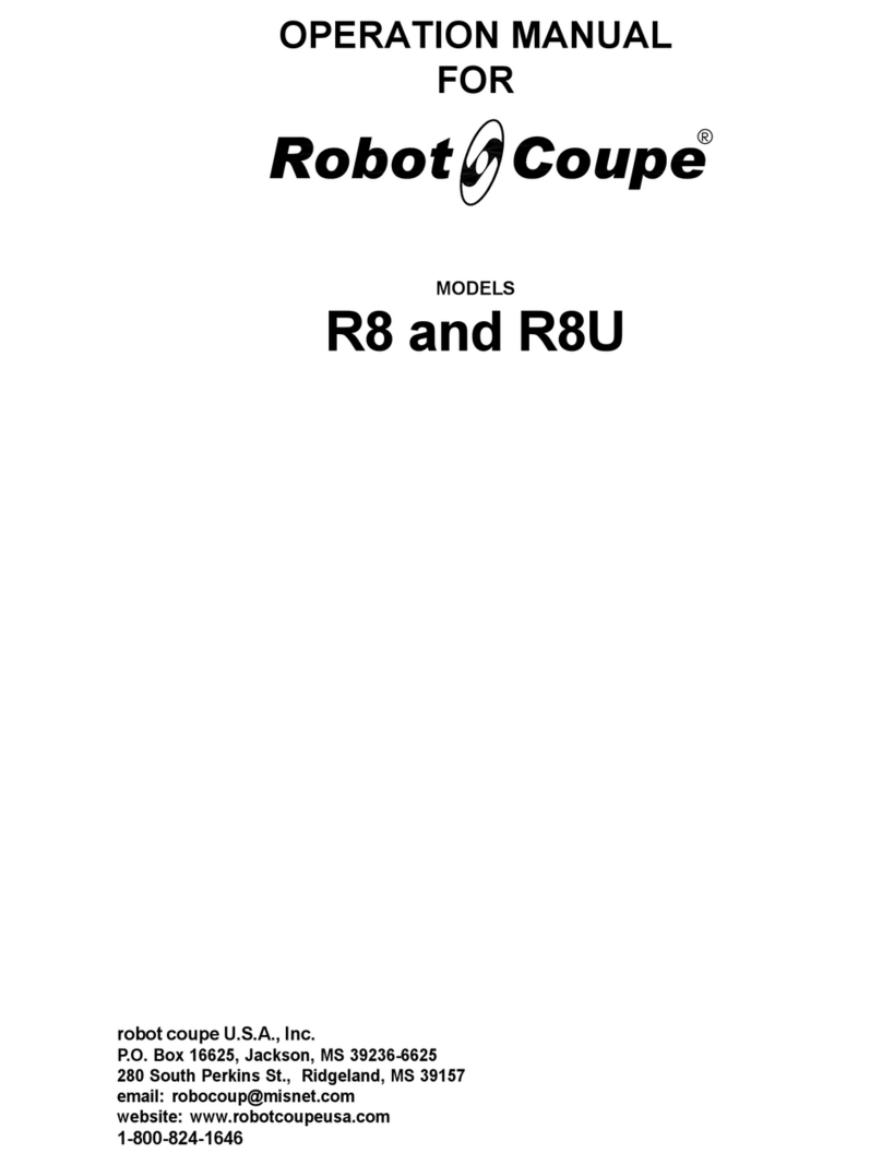 Robot Coupe R8 User manual