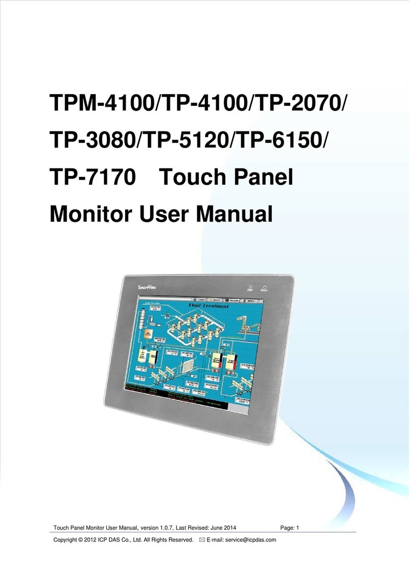 ICP DAS USA SmartView TPM-4100 User manual ICP DAS USA SmartView TPM-4100 User manual