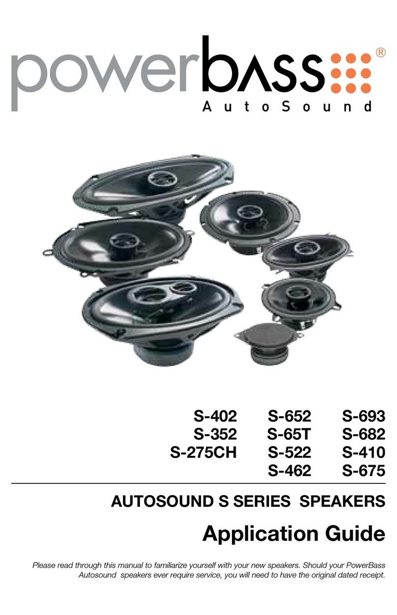Power bass S-402 User guide