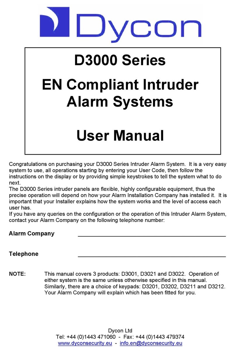 Dycon D3000 Series user manual