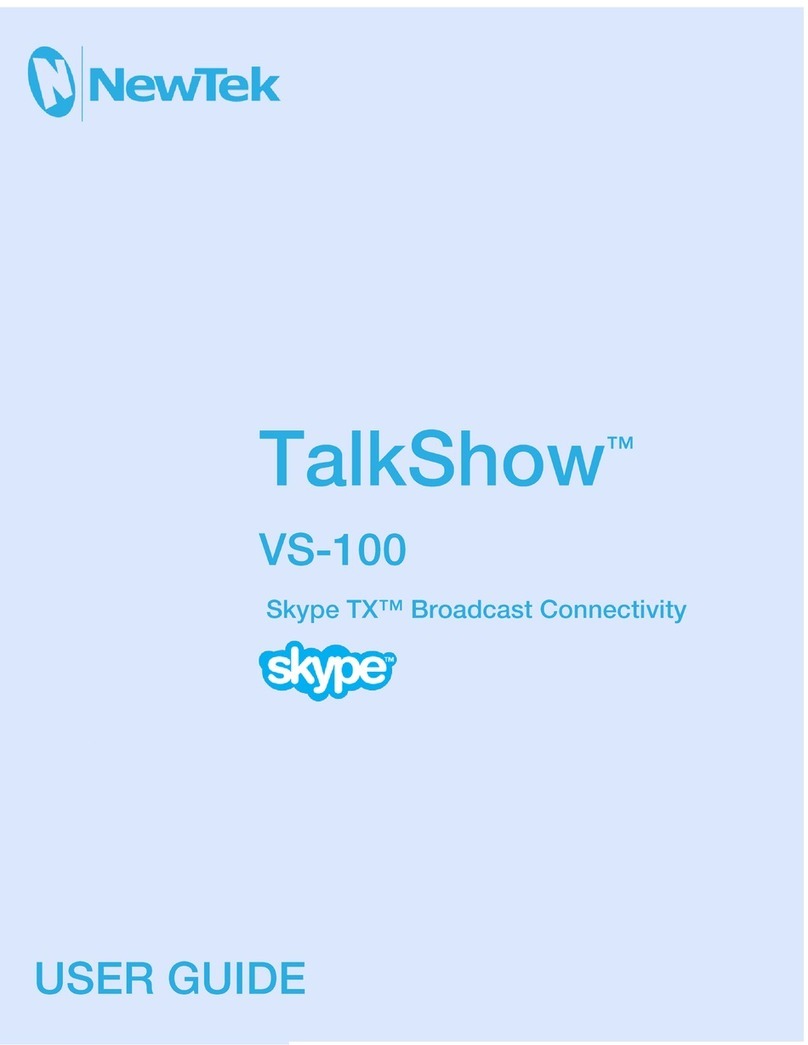 NewTek Talkshow VS-100 user manual