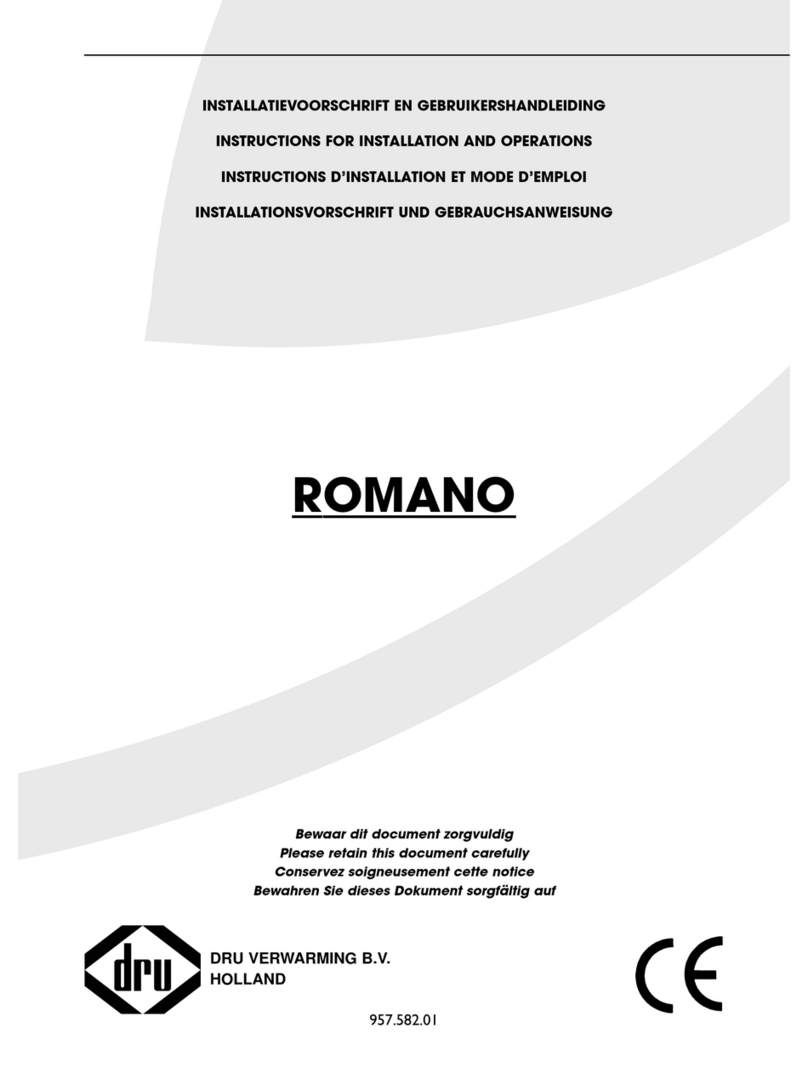 Dru Romano Installation and operation instructions