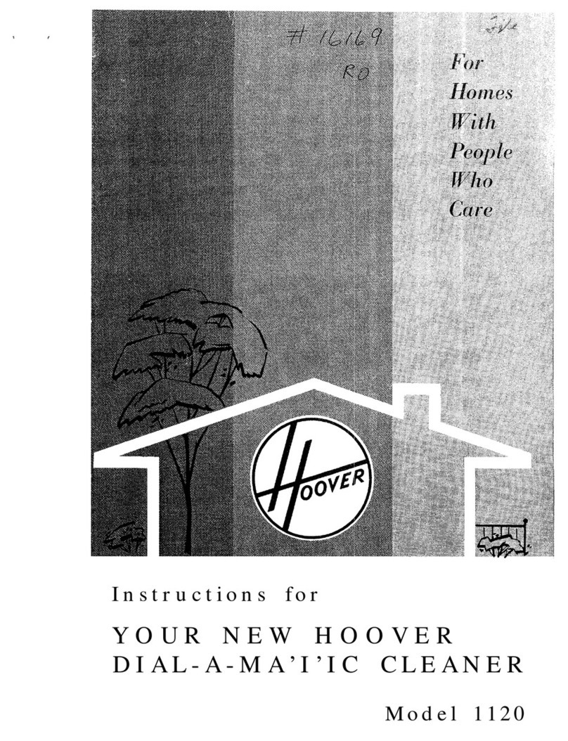 Hoover Dial-A-Matic 1120 User manual