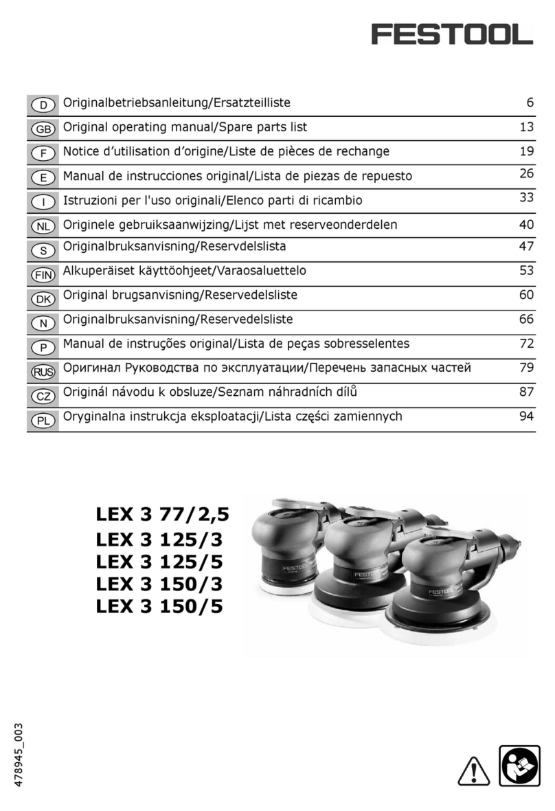 Festool LEX 3 77/2 User manual