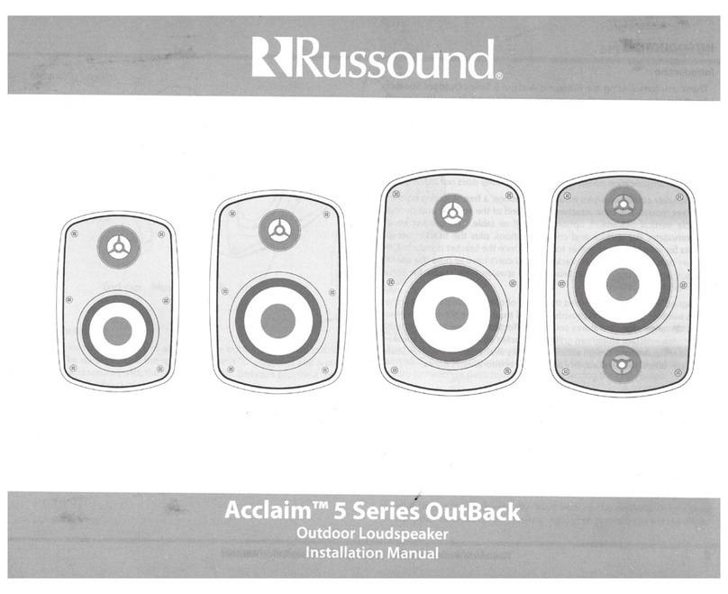 Russound Acclaim 5 Series OutBack installation manual