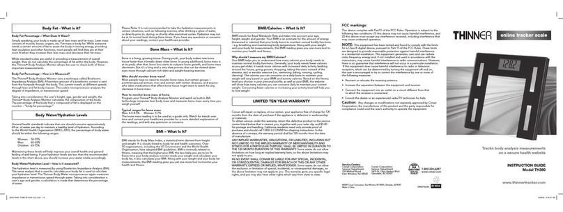 thinner TH380 Instruction guide